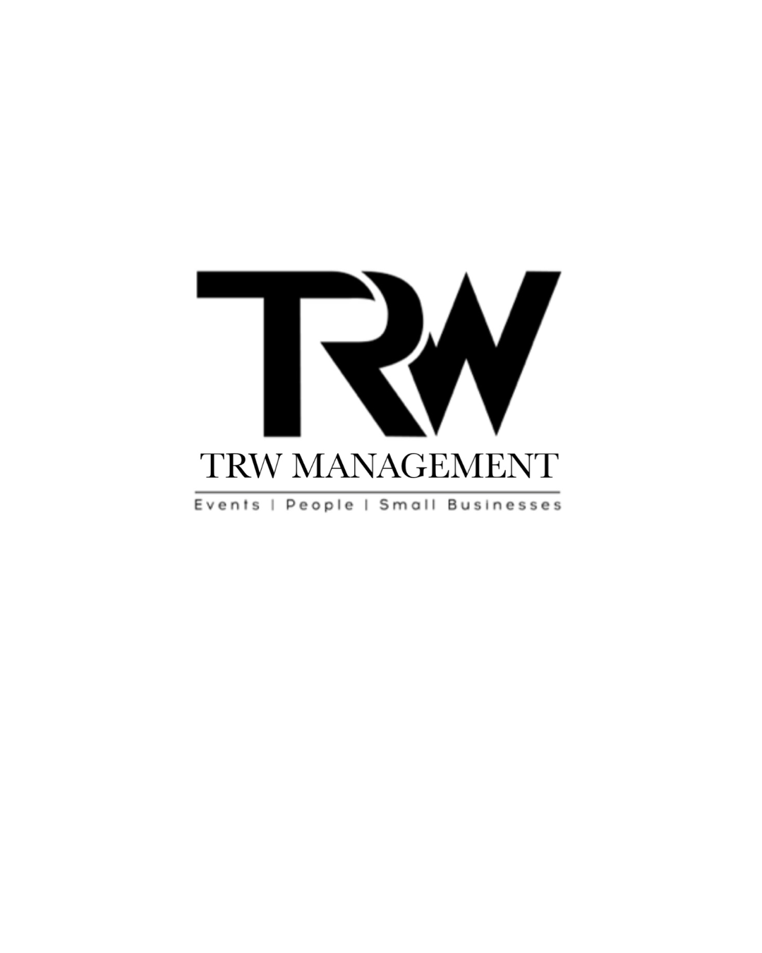 TRW logo - for their event and property management group